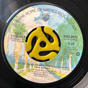 Rod Stewart You're In My Heart Vinyl 45 Record '77